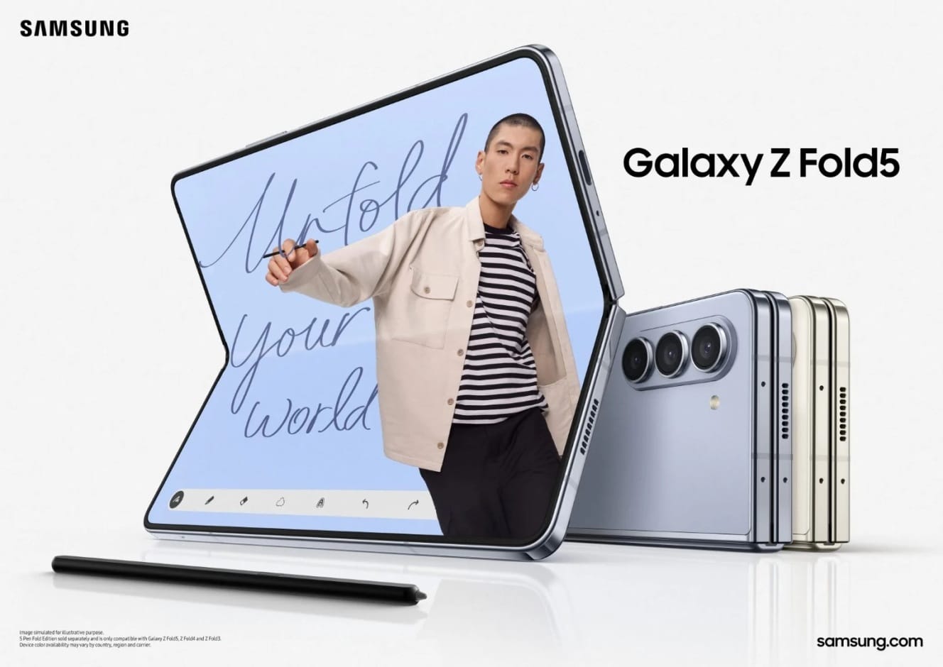 Galaxy Z Fold Le Nouveau Smartphone Pliable Haut De Gamme De